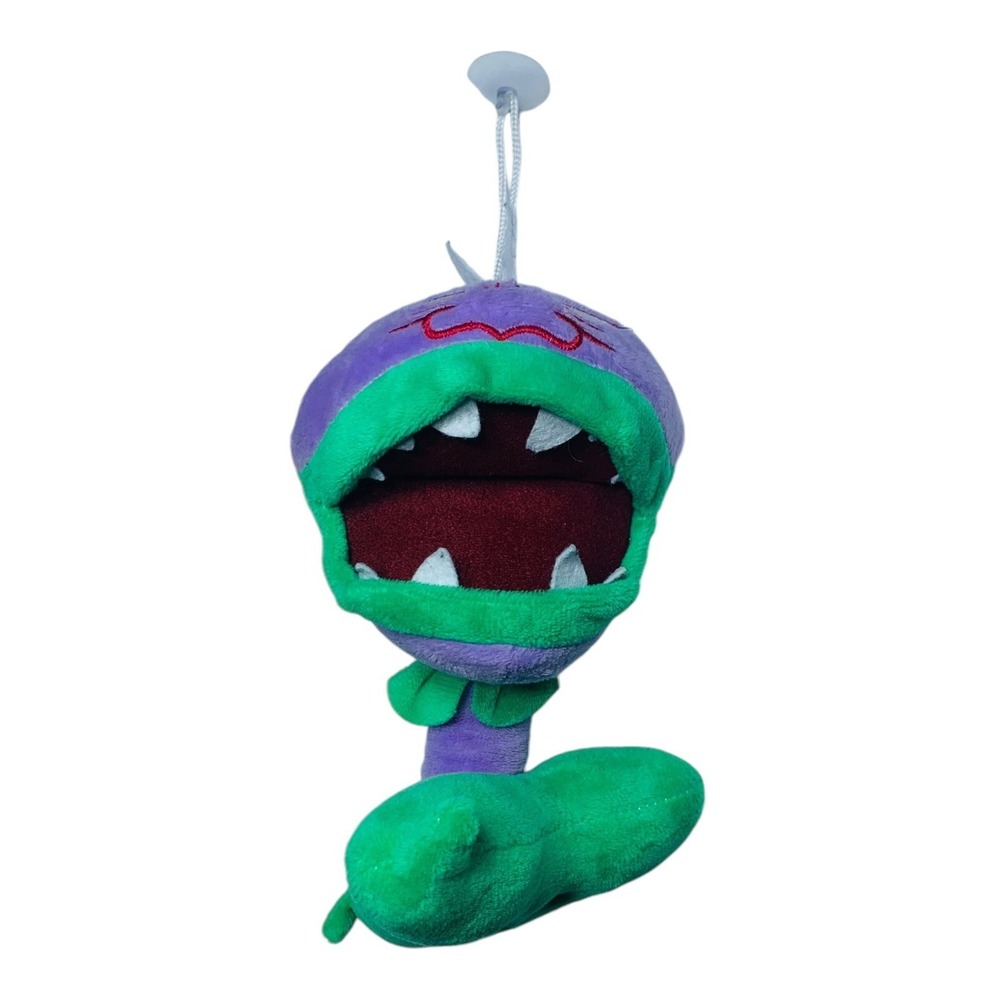Plants vs Zombies Chomper Plush Toy Open Mouth PvZ 8" [No Tags]